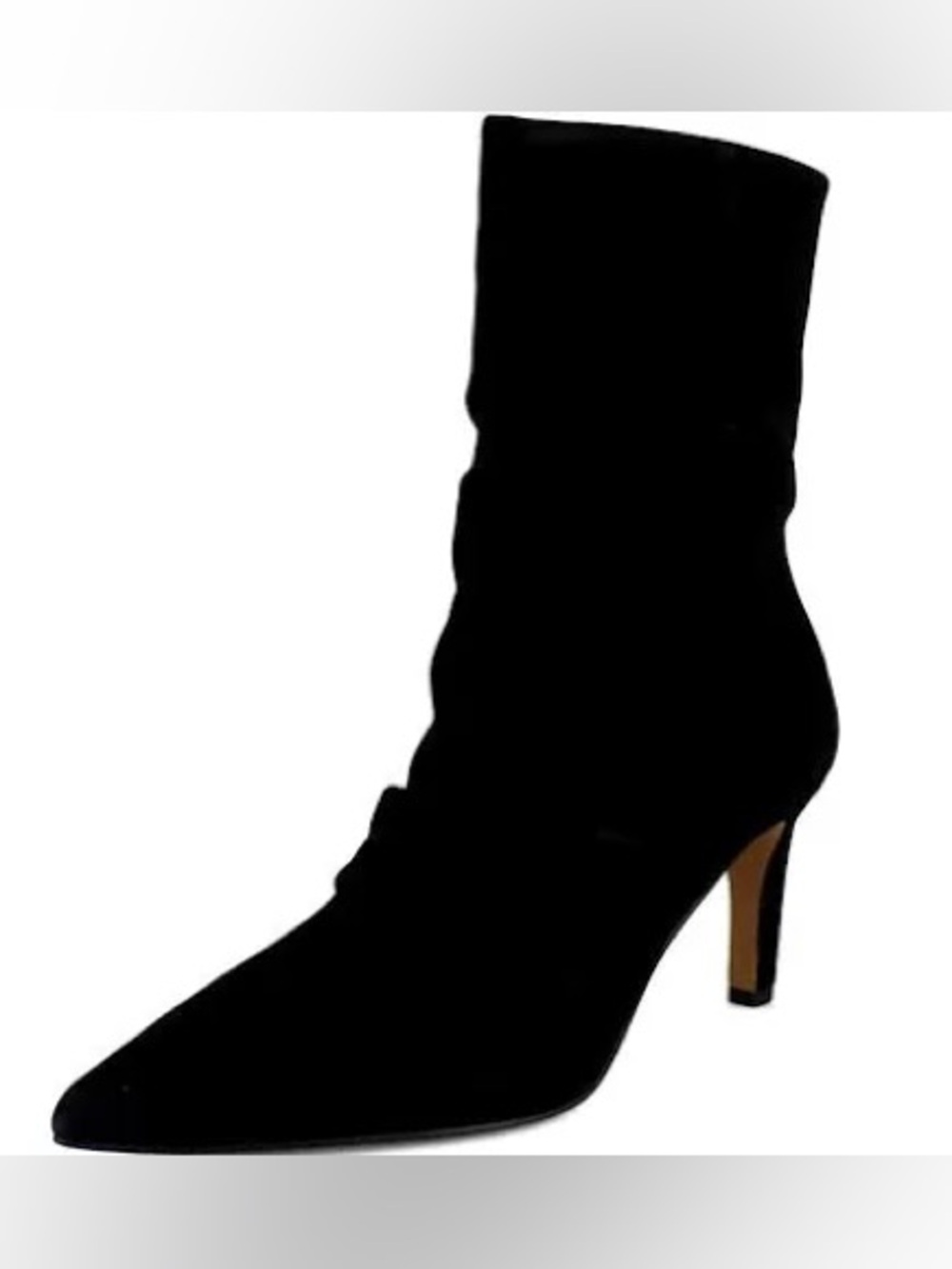 Dolce vira fernley suede leather zip black booties boots nib 10 m